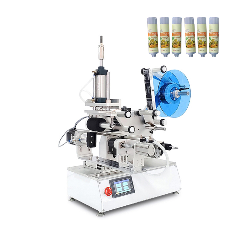 Machine d'étiquetage semi-automatique pour tubes souples VK-T805