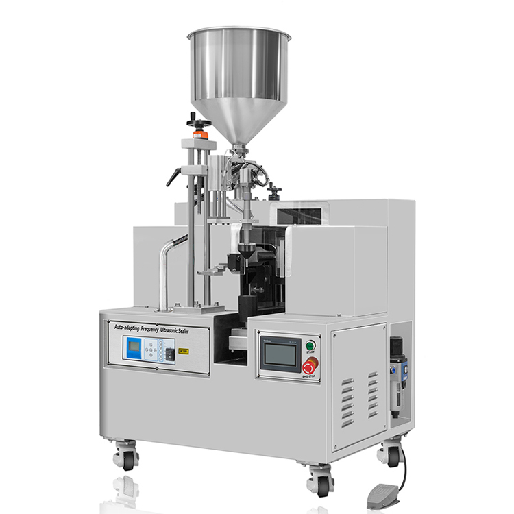 Machine de remplissage et de scellage de tubes à ultrasons semi-automatique VK-TFS-002U