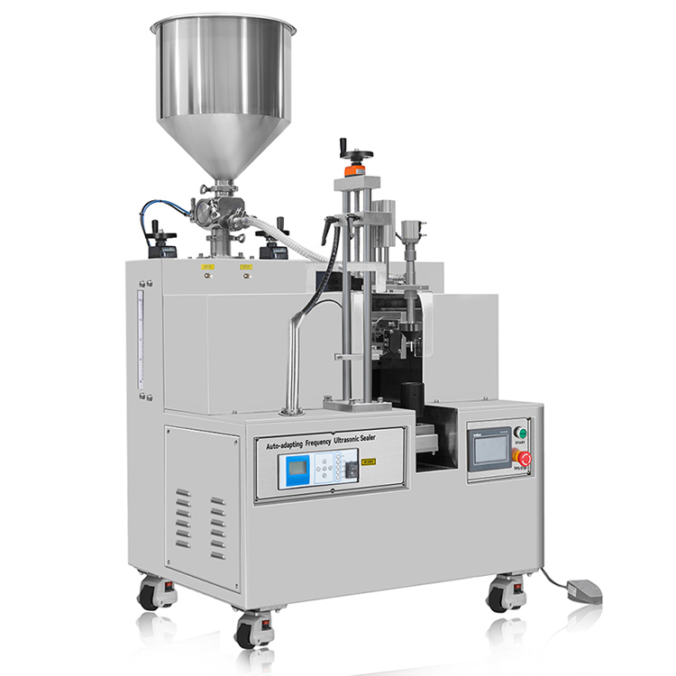 Machine de remplissage et de scellage de tubes à ultrasons semi-automatique VK-TFS-002U