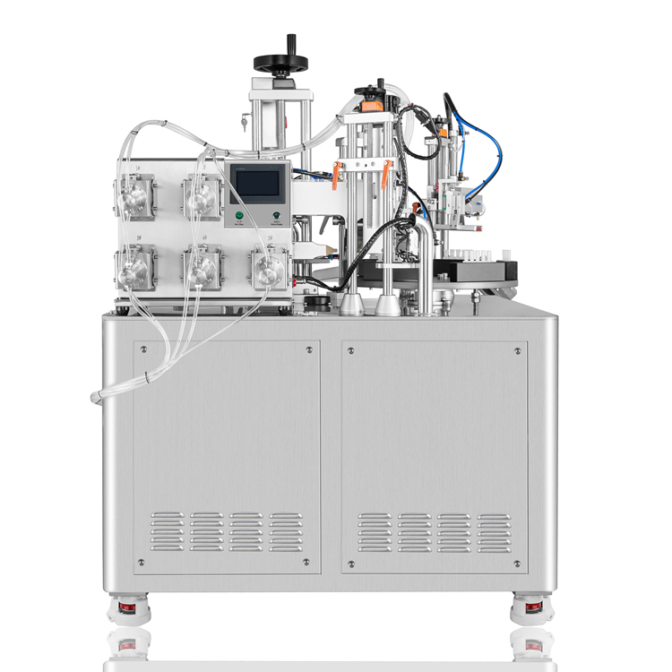 Machine semi-automatique de remplissage et de scellage de tubes monodoses VK-TFS-005