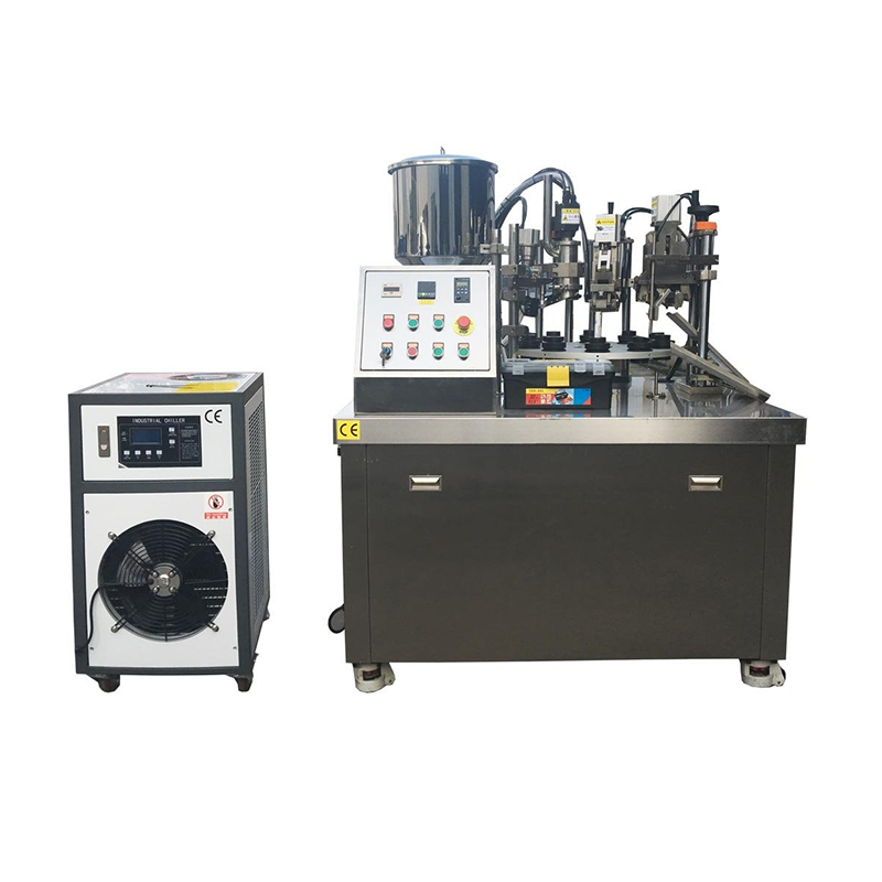 Machine de remplissage et de scellage à air chaud semi-automatique VK-TFS-006H