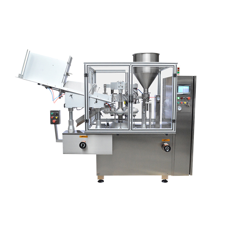 Machine automatique de remplissage et de sertissage de tubes métalliques VK-TFS-009A