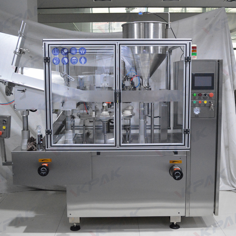 Machine de remplissage et de scellage automatique de tubes en plastique VK-TFS-009H