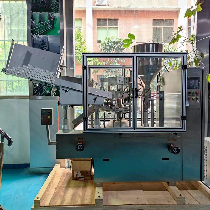 Machine de remplissage et de scellage automatique de tubes en plastique VK-TFS-009H