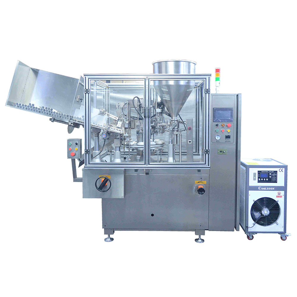 Machine de remplissage et de scellage automatique de tubes en plastique VK-TFS-009H