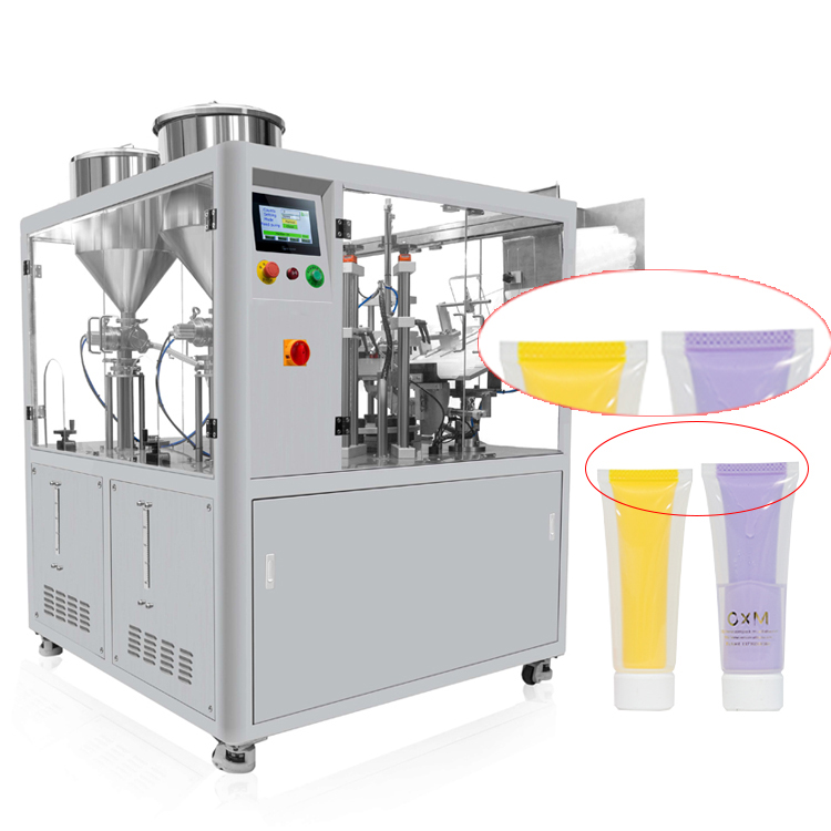 Machine automatique de remplissage et de scellage de tubes à double chambre VK-TFS-009UDC