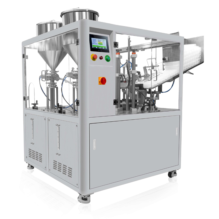 Machine automatique de remplissage et de scellage de tubes à double chambre VK-TFS-009UDC