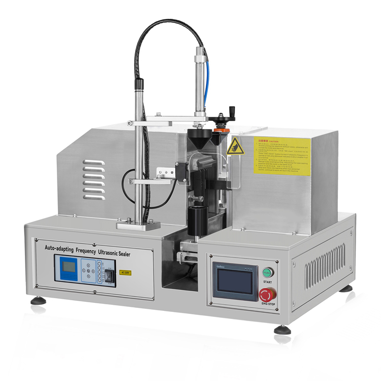 Machine de scellage de tubes en plastique semi-automatique à ultrasons VK-TS-007